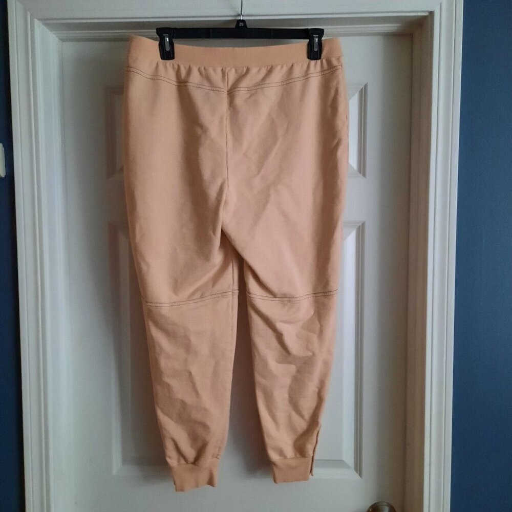 Soft Surroundings Jogger Sweatpants Womens XL Pink Take Time Lounge Tapered‎ - Picture 5 of 13